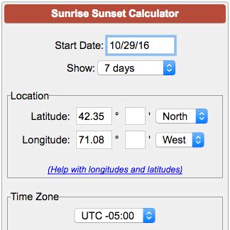 sunset at 5pm|Sunrise and Sunset Calculator .